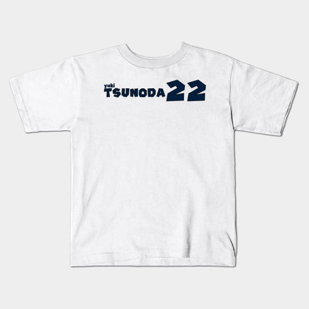 Yuki Tsunoda '23 Kids T-Shirt by SteamboatJoe